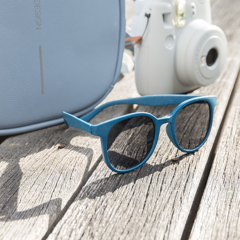 Lunettes soleil paille blé - image 3